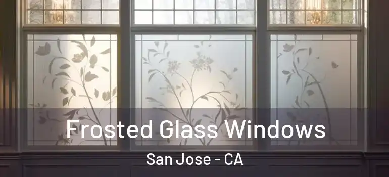  Frosted Glass Windows San Jose - CA