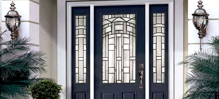 Stained Glass Door Panels in San Jose, CA
