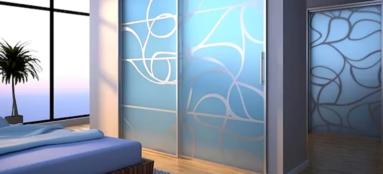 Frosting Glass Cabinet Doors in San Jose, CA