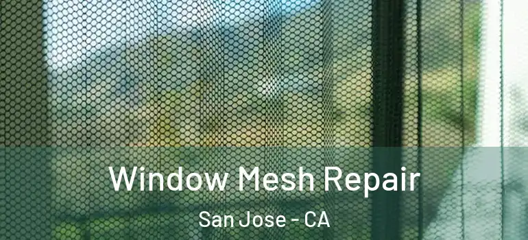  Window Mesh Repair San Jose - CA